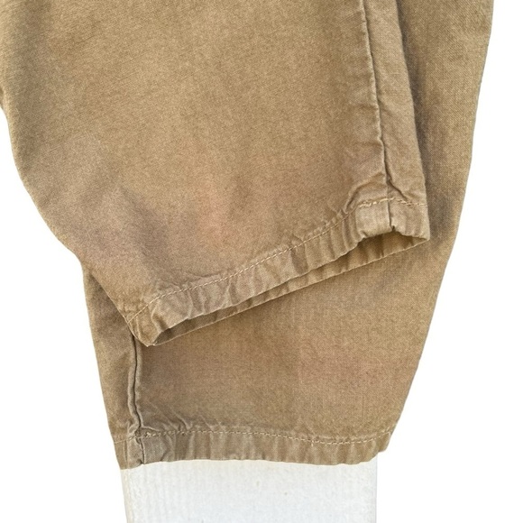 VTG 80s 90s BONGO High Waist Pleated Mom Pants Tapered Sz 7 USA Parachute Style - Picture 16 of 16